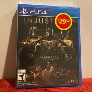 Injustice Legendary Edition PS4 Video Game